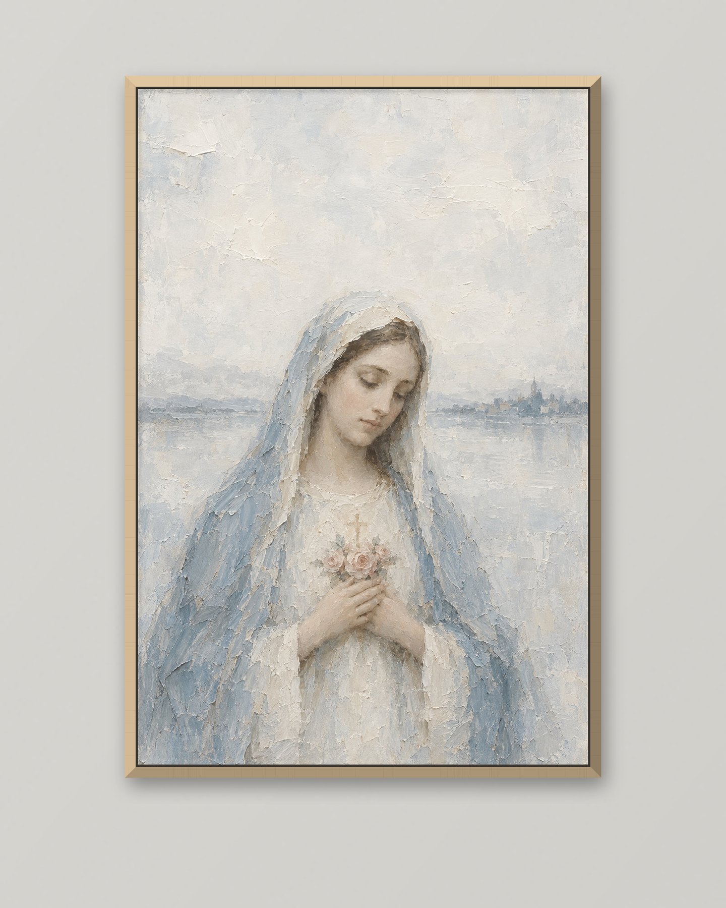 Inmaculado Corazón de María, cuadro religioso moderno