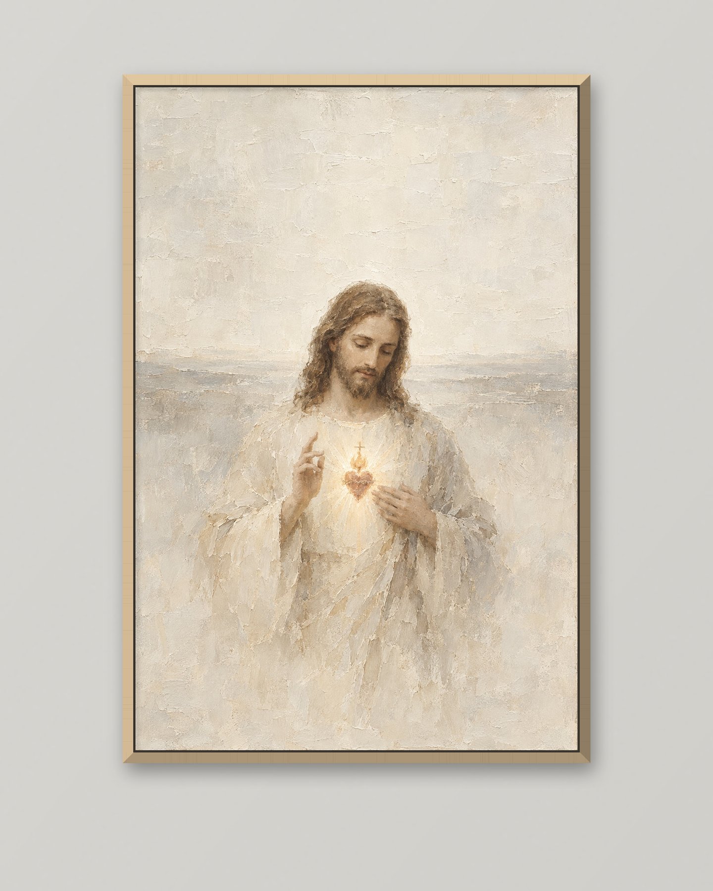 Sagrado Corazón de Jesús, cuadro religioso moderno